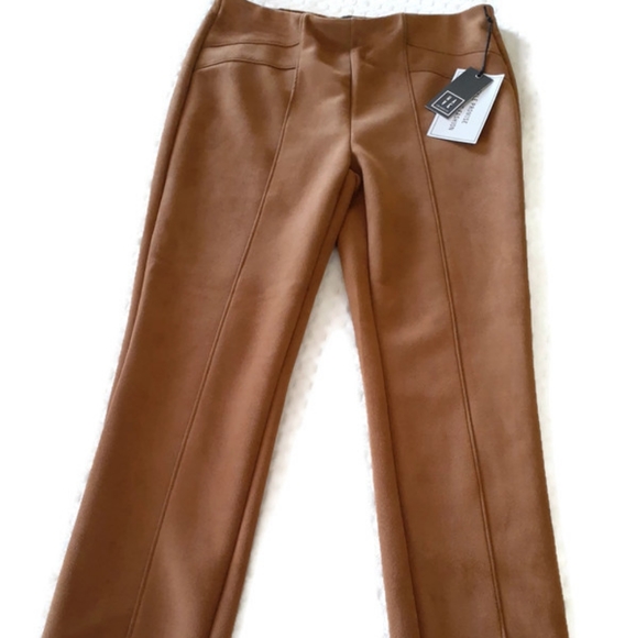 HAVE HIGH RISE FAUX SUEDE PANTS - Picture 2 of 2